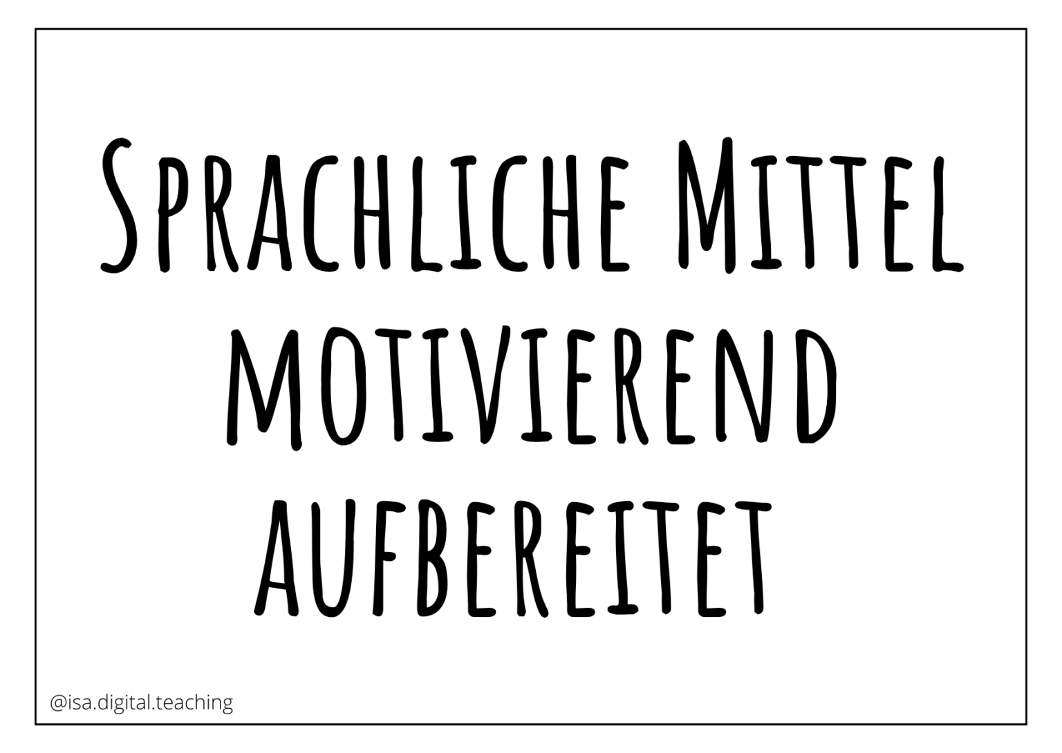 Sprachliche mittel als learningsnack